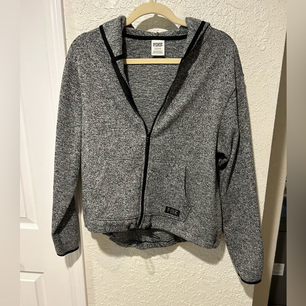 Pink Victoria Secret  women’s size small zip up hoodie.